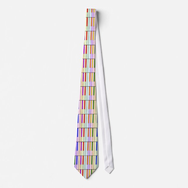Corbata de piano arcoíris (Anverso)