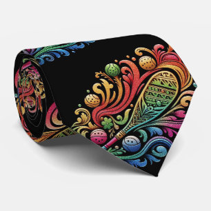 Corbata de pickleball Art Nouveau – Elegante Arcoí