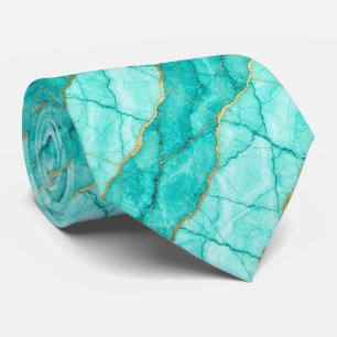 Corbata de Piedra de Lujo Mármol Turquesa, Verde
