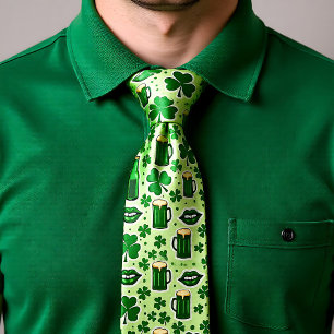 Corbata de pinta para fiesta del Día de San Patric
