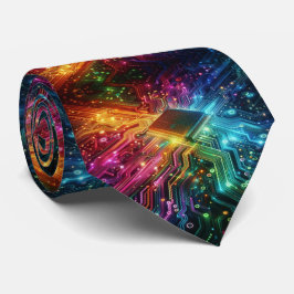 Corbata de placa de circuito de arcoíris – Tech Ge
