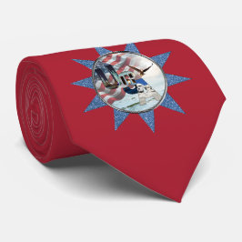 Corbata de Poder Roja Patriótica de la Bandera Ame