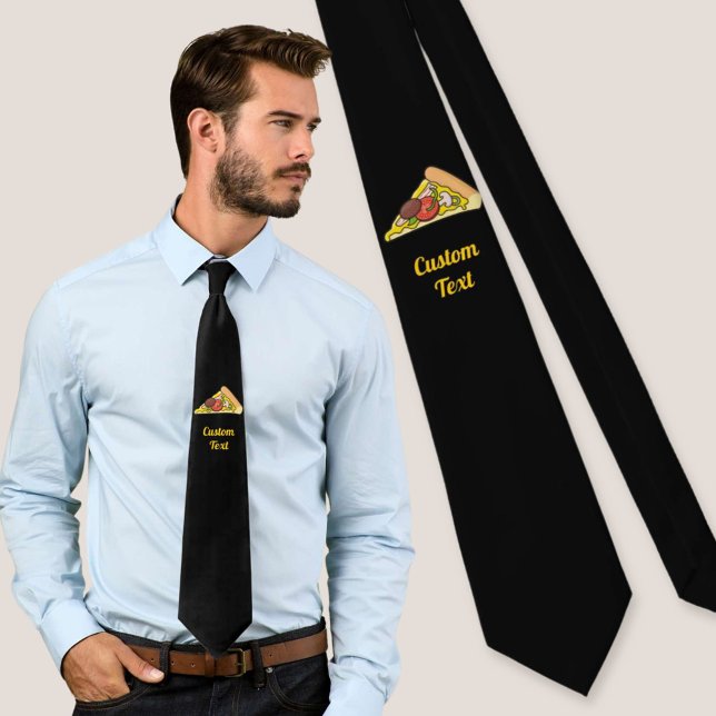 Corbata de porción de pizza (Subido por el creador)