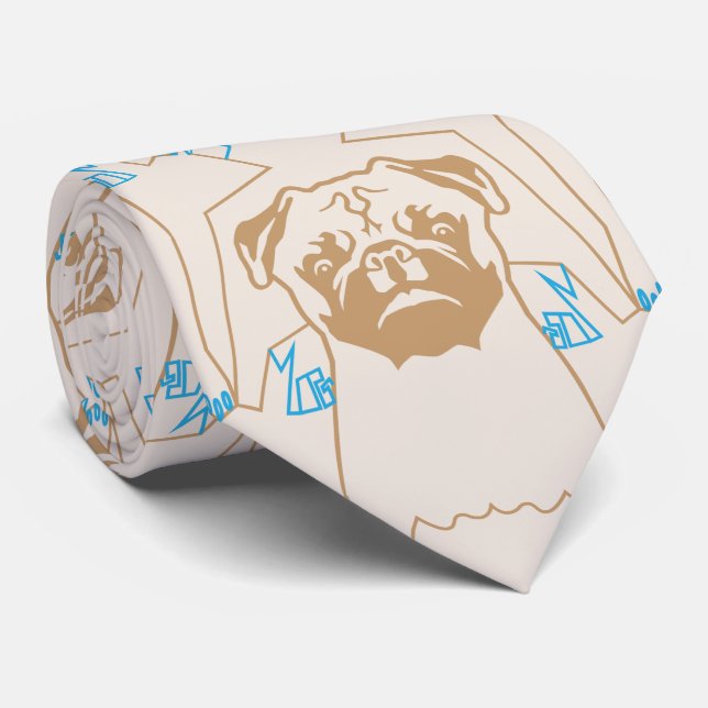 Corbata de pug (Enrollado)