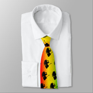 Corbata de Rasta de la guitarra de Rastaman de la