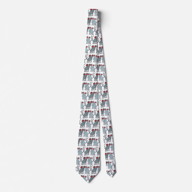 Corbata de ratones para el día de San Valentín (Anverso)