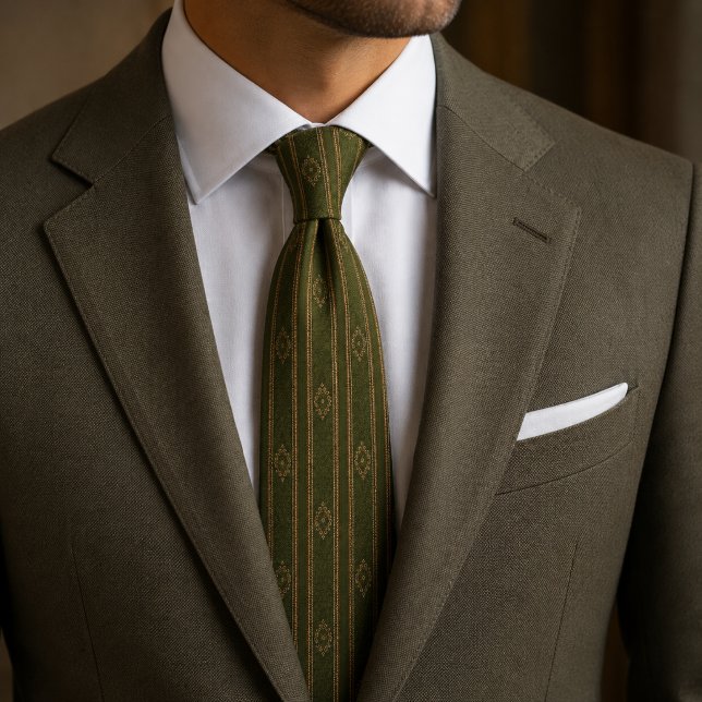 Corbata de Raya Regencia Verde Bosque (Subido por el creador)