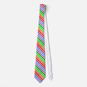 Corbata de rayas coloridas