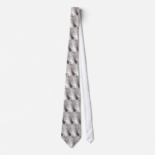Corbata de rayas de plata
