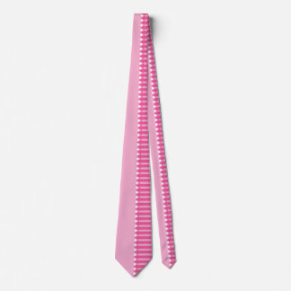 Corbata de rayas rosadas | Rosa pálido clásico y b