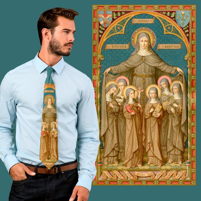 Corbata de St. Clare de Asis & Monjas (SAU 027) (Subido por el creador)