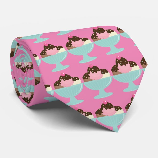 Corbata de tejas de helado (Enrollado)