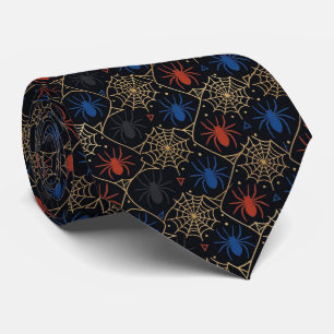 Corbata de tela de araña