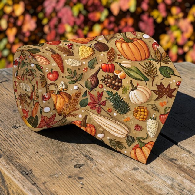 Corbata de temporada de otoño de calabaza (Subido por el creador)