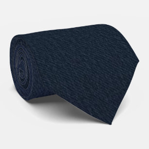 Corbata de textura color azul marino oscuro de luj