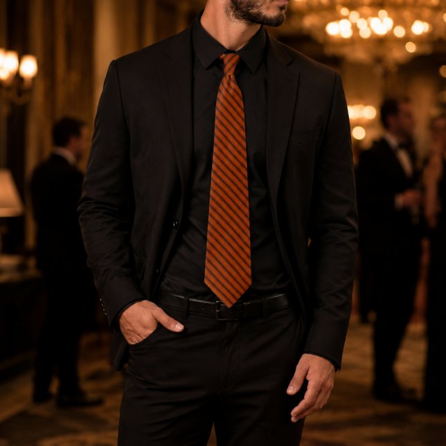 Corbata de textura naranja quemada Selphyr (Subido por el creador)