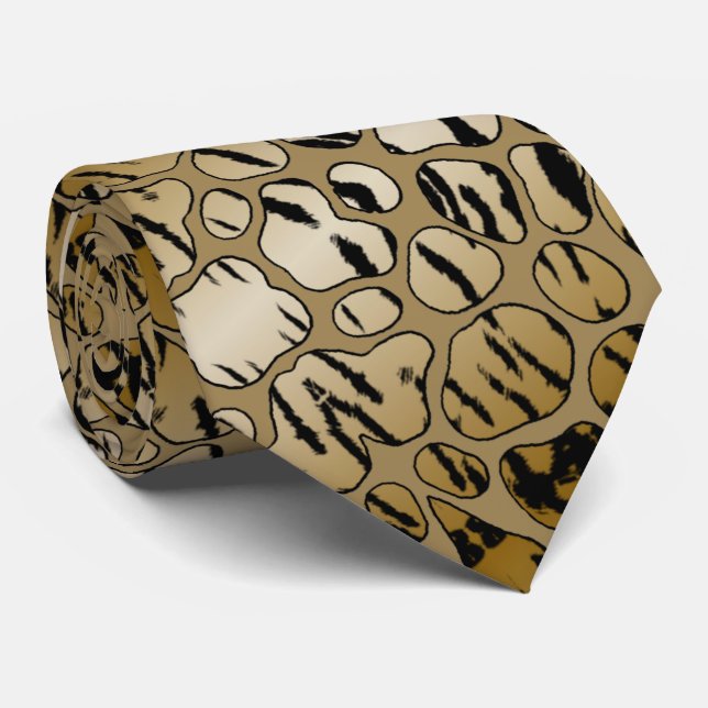 Corbata de tigre elegante (Enrollado)