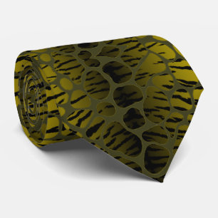 Corbata de tigre verde lindo