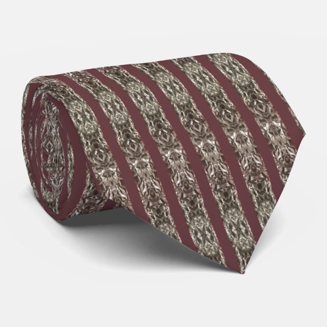 Corbata de tótem de berenjena (Enrollado)