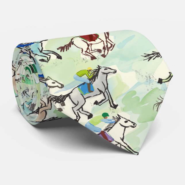 Corbata De vuelta a las carreras (Enrollado)