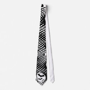 Corbata Deathrock Fishnets & Bats Necs Tie