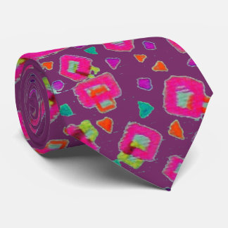 CORBATA DECO ABSTRACTO PURPLE DE FUCHSIA PINCHA