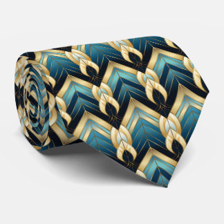Corbata Decoración Art Deco elegante con baldosas
