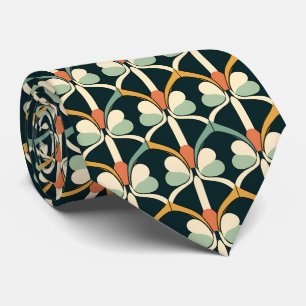 Corbata Decoración Art Deco elegante con baldosas