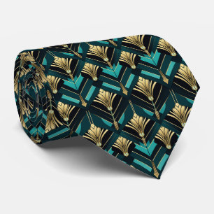 Corbata Decoración Art Deco elegante con baldosas