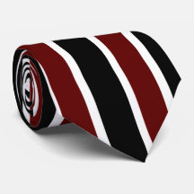 Decoración de franjas blancas maroon negro vertica