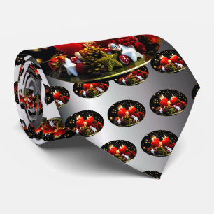 Corbata Decoración de Velas de Vela de navidad