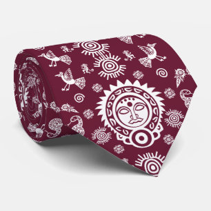 Corbata Decoración del hogar arte azteca mexicano