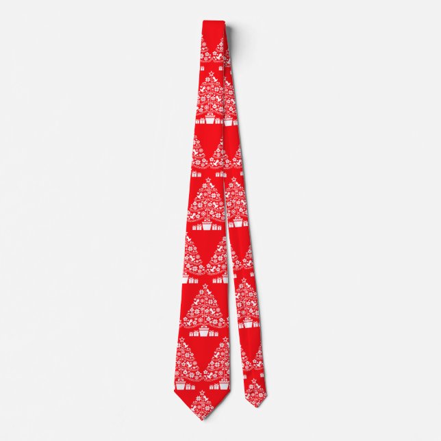 Corbata Decoraciones navideñas tradicionales escandinavas (Anverso)