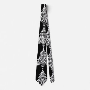 Corbata Decoraciones nórdicas del árbol de Navidad escandi