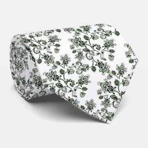 Corbata decorada de verde
