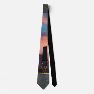 Corbata Deep Sunset Chicago