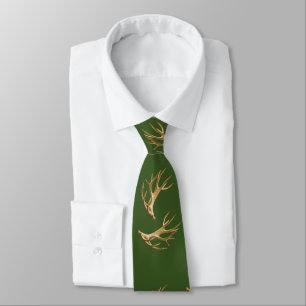 Corbata Deer Hunter Antlers Forest Green