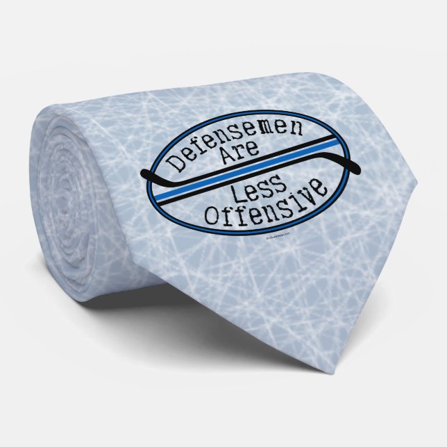 Corbata Defensas del hockey menos ofensivas (Enrollado)