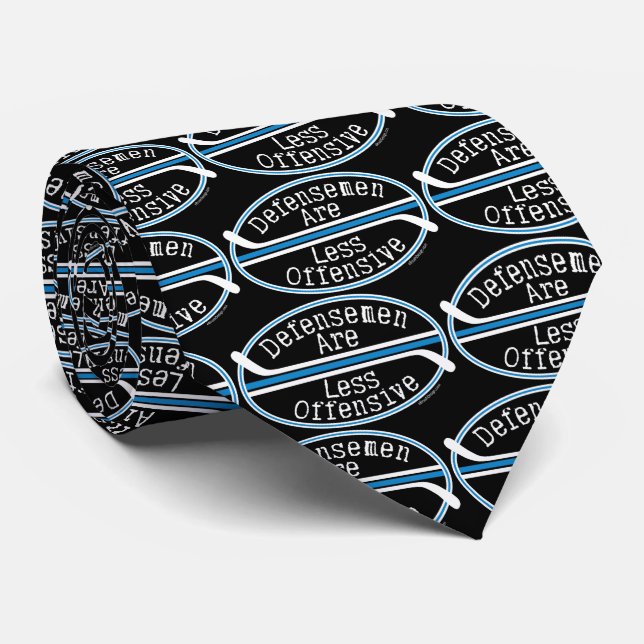 Corbata Defensas del hockey menos ofensivas (Enrollado)