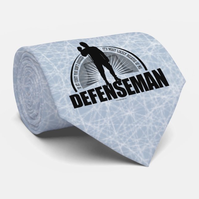 Corbata Defensor del hockey (personalizado) (Enrollado)