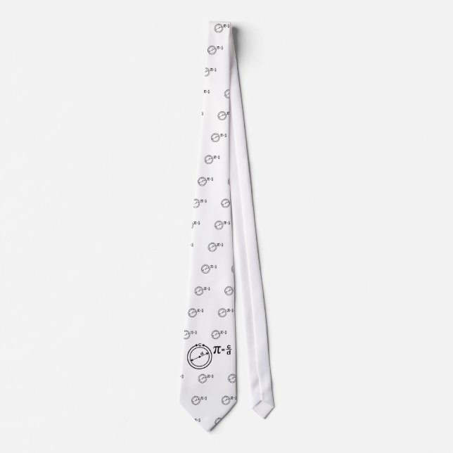 Corbata Definición matemática del pi (Anverso)