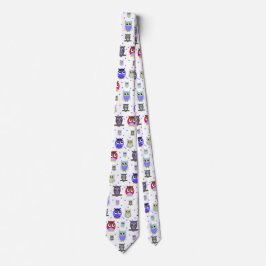 Corbata del búho del dibujo animado