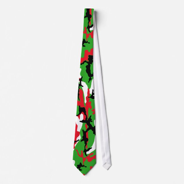 Corbata del camuflaje del navidad (Anverso)