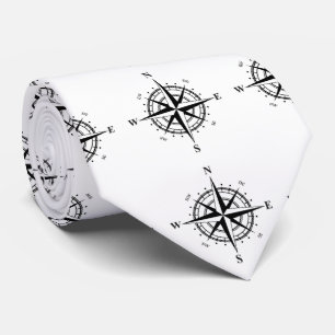 Corbata del compás de la pesca