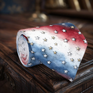 Corbata del Cuatro de Julio – Patrón de Estrellas 