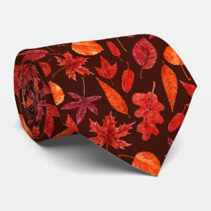 Corbata del cuello de las hojas de otoño