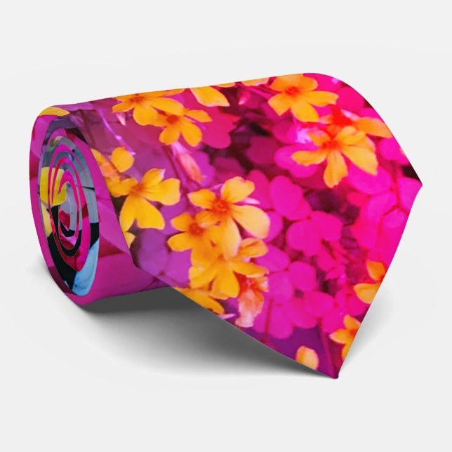 Corbata del cuello del poder de la flor (Enrollado)