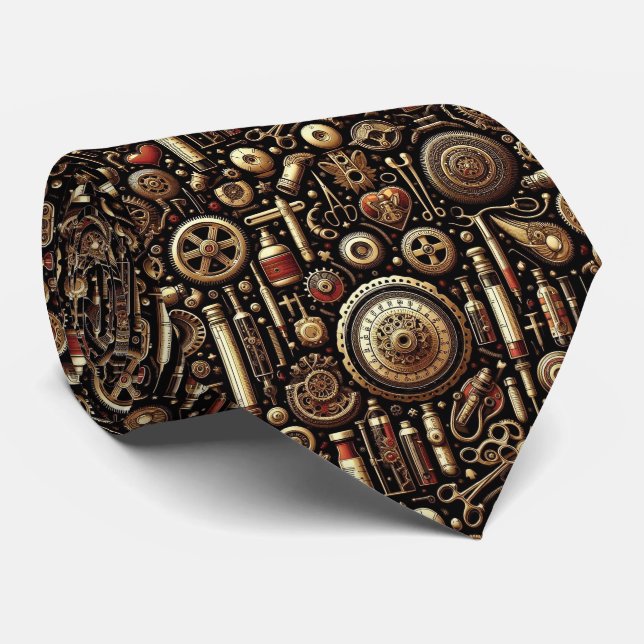 Corbata del Doctor | Corbata de Oficina Médica Ste (Enrollado)