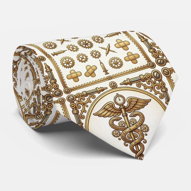 Corbata del Doctor | Corbata de Oficina Médica Ste (Enrollado)