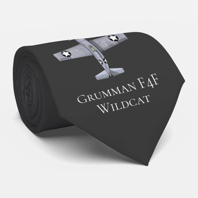 Corbata del gato montés del aeroplano WWII (Enrollado)